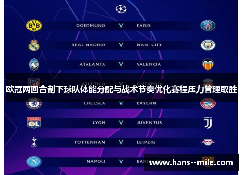 欧冠两回合制下球队体能分配与战术节奏优化赛程压力管理取胜 欧冠两回合制下球队体能分配与战术节奏优化赛程压力管理取胜